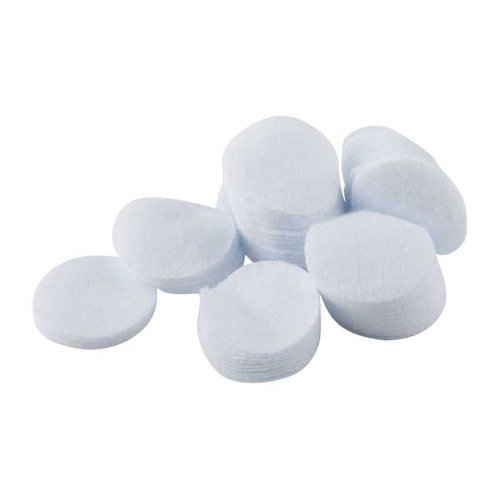 Brownells Round Cotton Flannel Patches 1.25" .22/.270 Cal 100 Pack