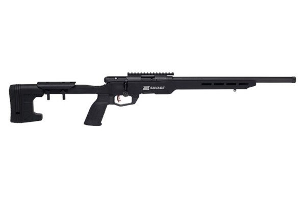 Savage Arms B17 Precision Bolt Action 17 HMR Caliber, 10+1 Capacity, 18" Barrel, Matte Black Metal Finish, Adjustable MDT ACC Aluminum Chassis, Matte Black Stock, Right Hand (Full Size) - SAVAGE ARMS - 17 HMR