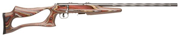 Savage Arms 96771 93R17 BSEV Bolt Action 17 HMR Caliber with 5+1 Capacity, 21" Barrel, Stainless Finish, Wood Laminate Stock