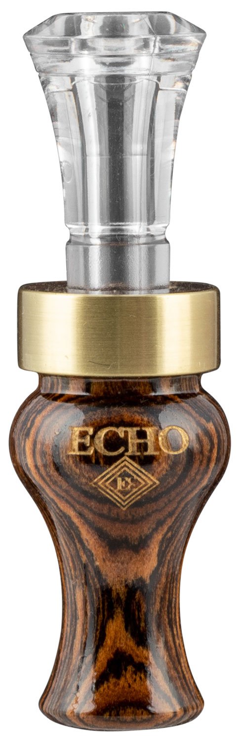 Echo Calls 90016 Timber Double Reed Duck Call Bocote Wood Poly Insert