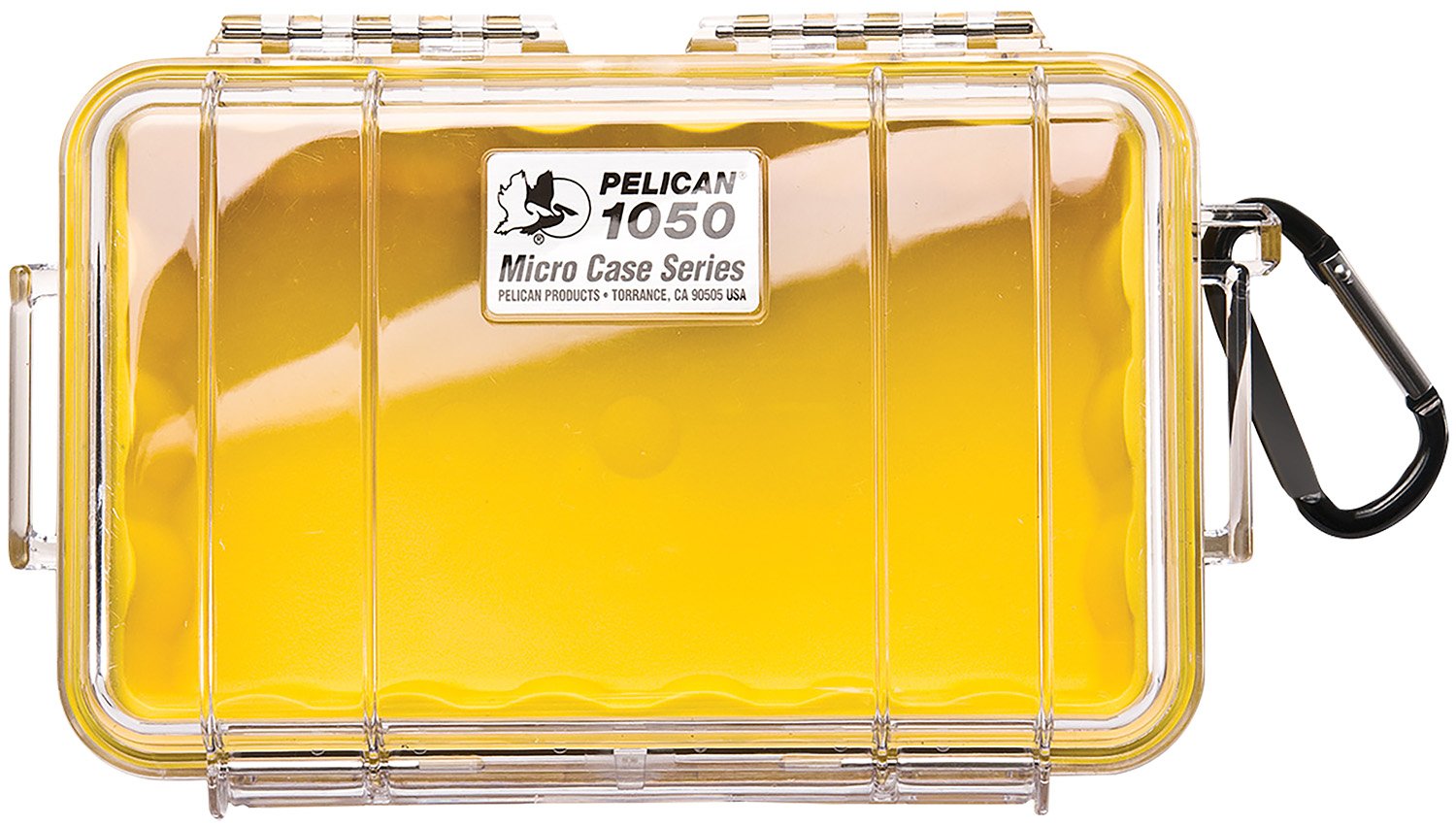 Pelican 1050-027-100 Micro Case Yellow/Clear 8" Hard Case - PELICAN - MICRO CASE
