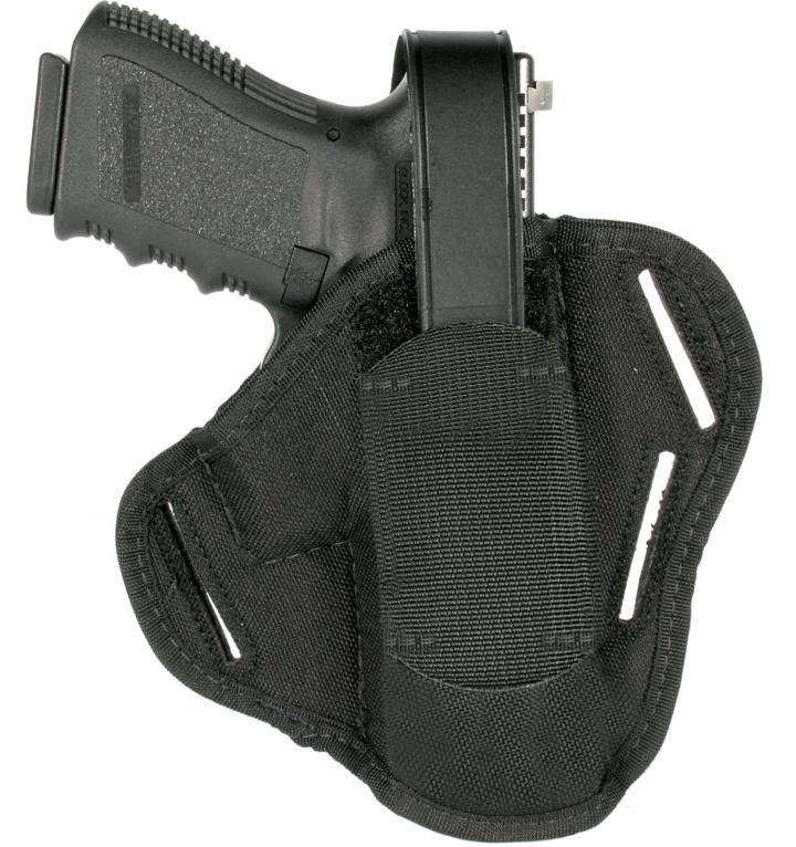 Blackhawk 40PC06BK Pancake Holster 3.25-3.75" Barrel Black Nylon - Blackhawk