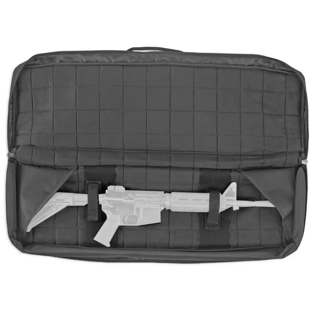 Bulldog BDT40-47B 47" Tactical Rifle Case Black with Front Pockets