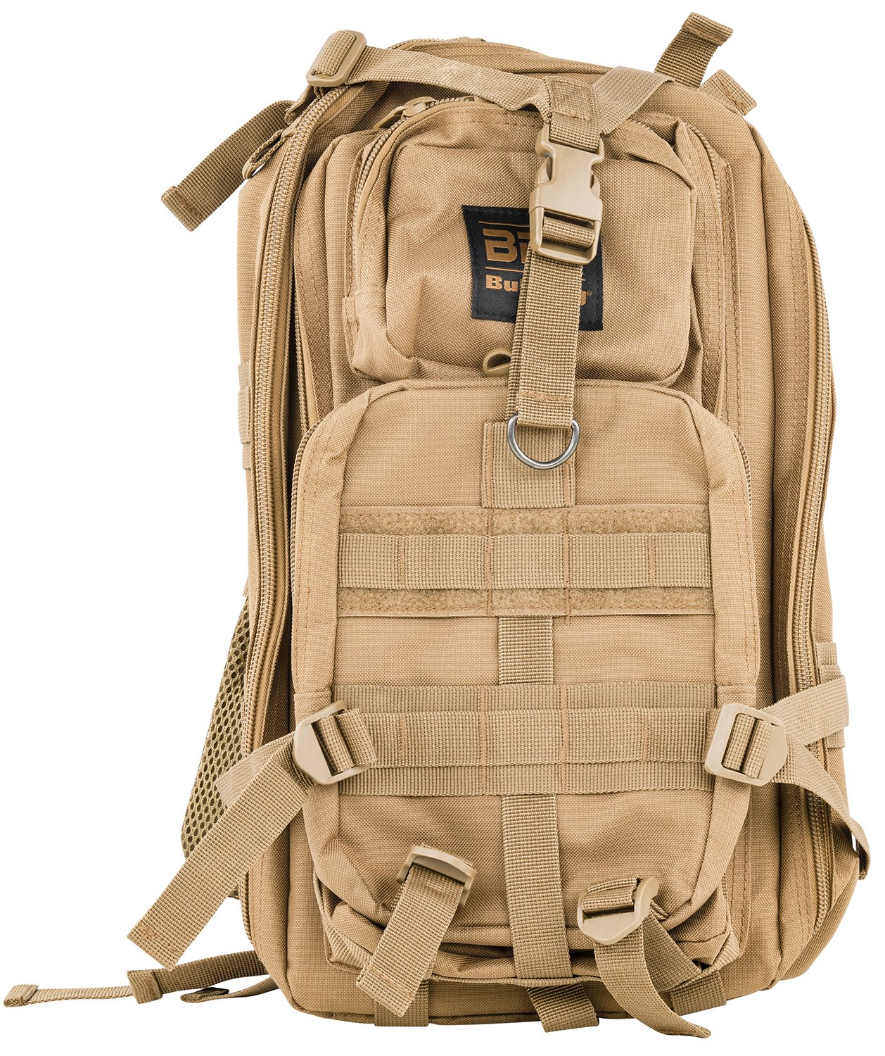 Bulldog BDT410T Tactical Backpack Compact Tan 18in x 10in x 10in