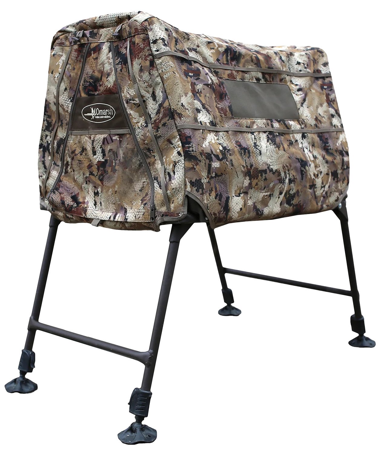 MOmarsh 34016 Invisi-Lab Dog Blind Mossy Oak BottomLand 0-34" 17 lbs - MOMARSH