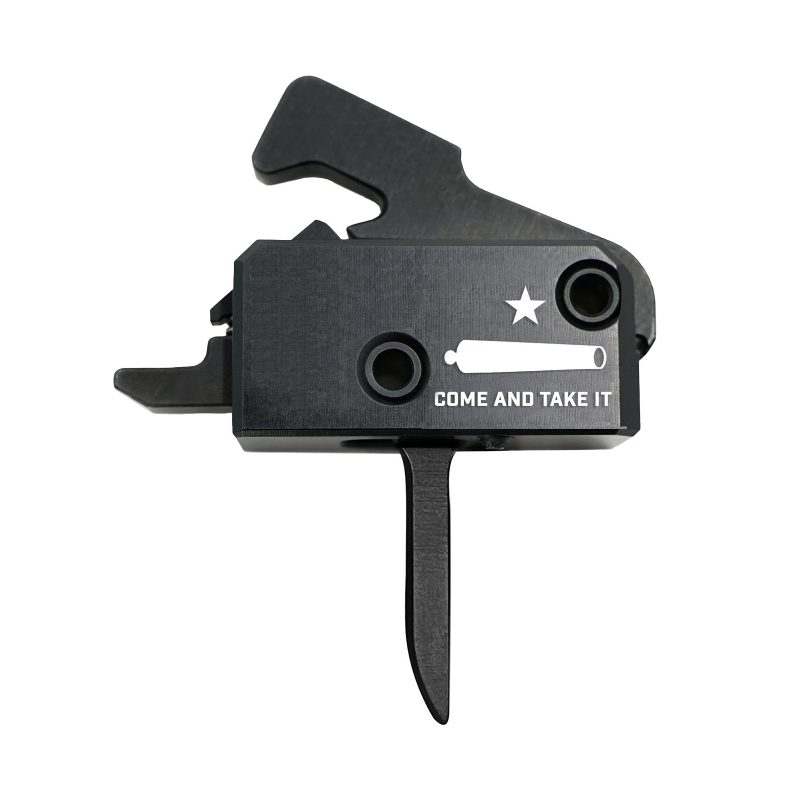 Rise Armament RA-140F-CTI Trigger Black Drop-In Come Take It Logo