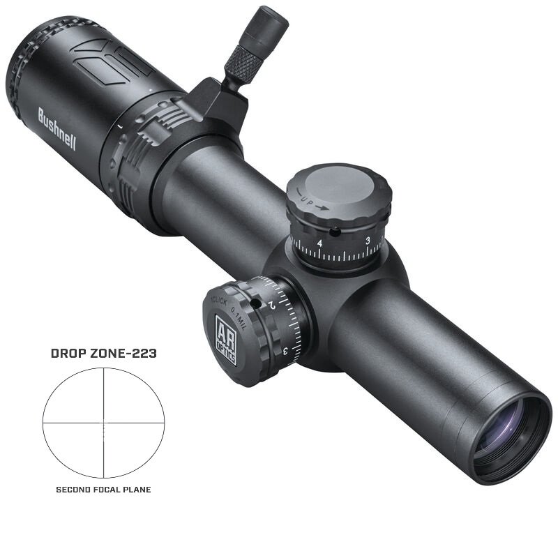 Bushnell AR71424 Optics Matte Black 1-4x24mm 30mm Tube DZ-223 Reticle