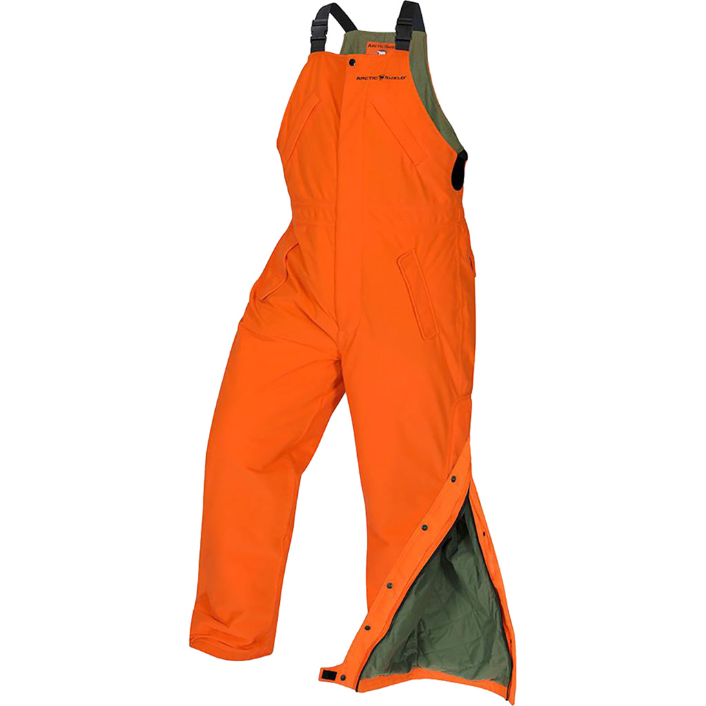 Arctic Shield Classic Elite Bibs - Blaze Orange, Medium