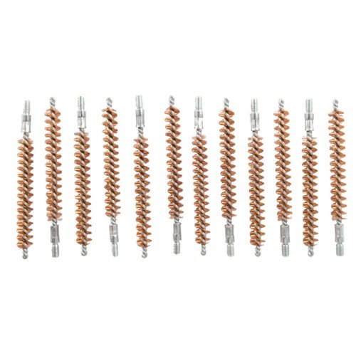 Brownells Standard Line Bronze Rifle Brush 30 Caliber 12 Pack - Brownells - 30 CALIBER