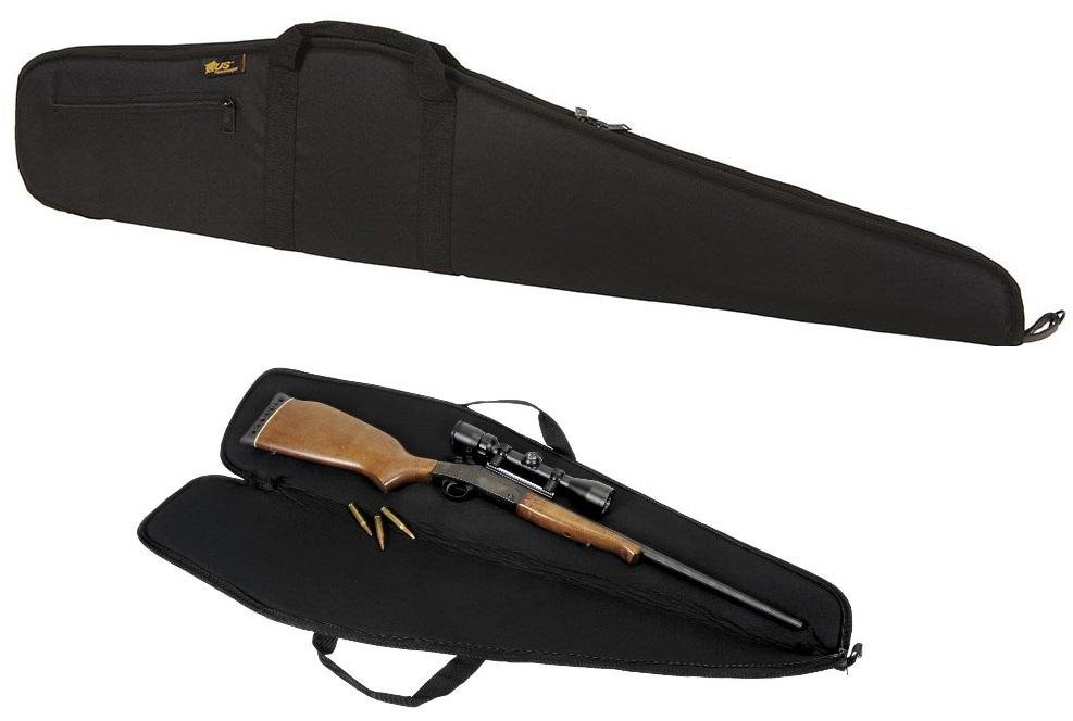 US Peacekeeper P14048 Black Rifle Case, Water-Resistant Polyester Tricot Liner