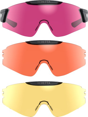 Beretta OC081D00490MY9UNI Intermask Eyeglasses Yellow/Magenta/Orange - Beretta