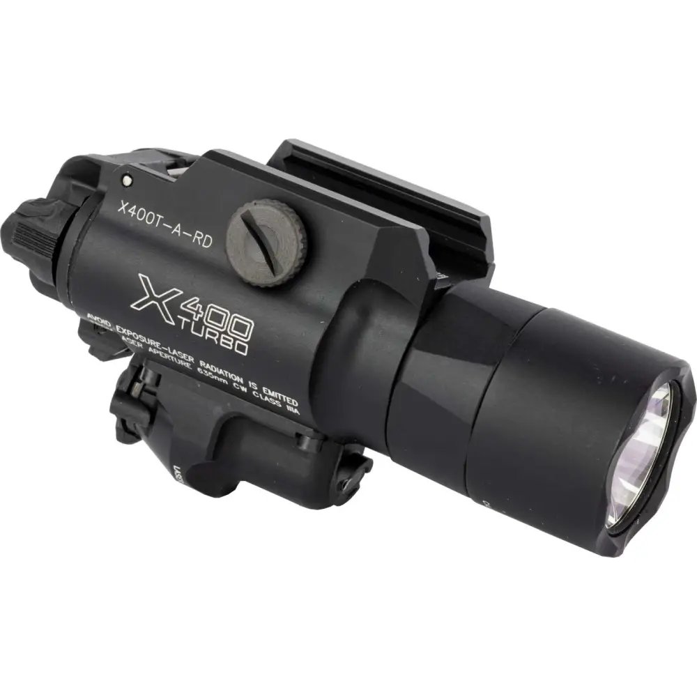 SureFire X400T-A-RD Weapon Light 1000 Lumens Red Laser Black Aluminum