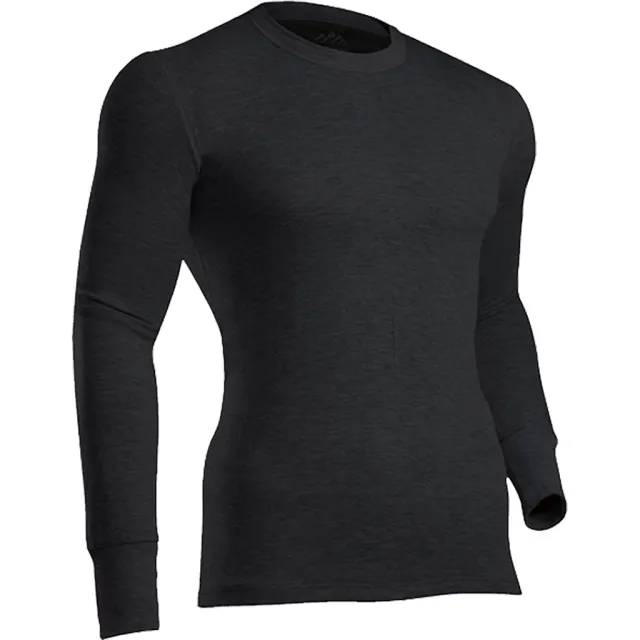 Buy ColdPruf Platinum II Crew Black Large 70% Polyester 30% Wool online