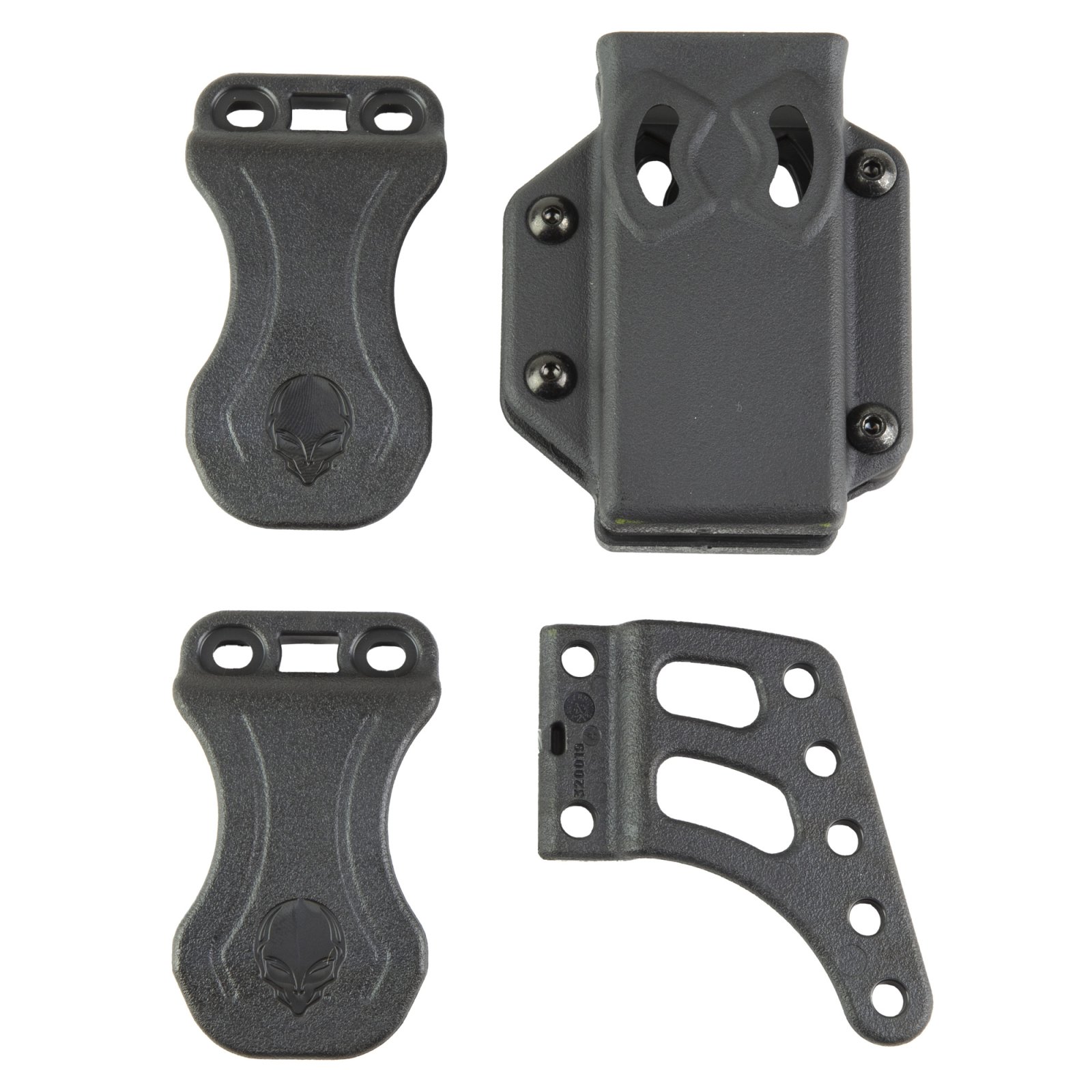 Alien Gear PSC-2-D Photon Sidecar Mag Carrier Double Stack, Black - Alien Gear Holsters
