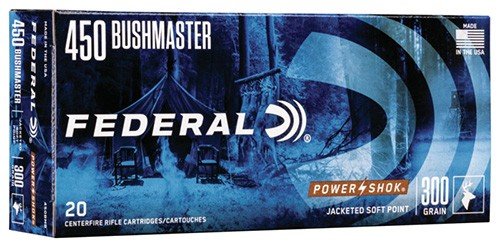 Federal 450BMB 450 Bushmaster 300 Grain Jacketed Soft Point 20 Rounds