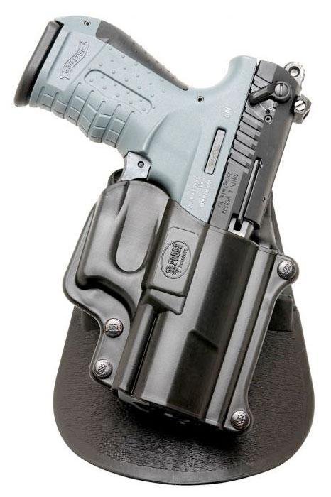 Fobus WP22 OWB Paddle Holster Black Polymer Right Hand Walther P22