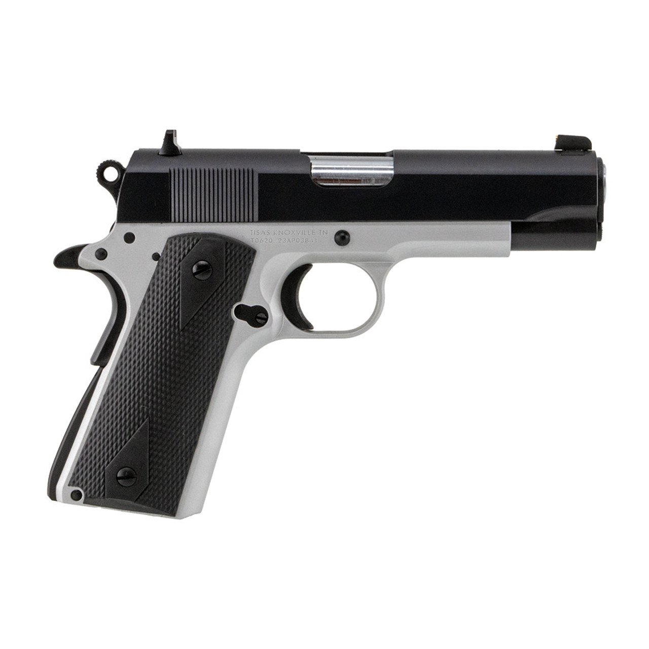 Tisas 10100128 1911 Aviator 45 ACP 4.25" Black Cerakote Semi-Auto Pistol