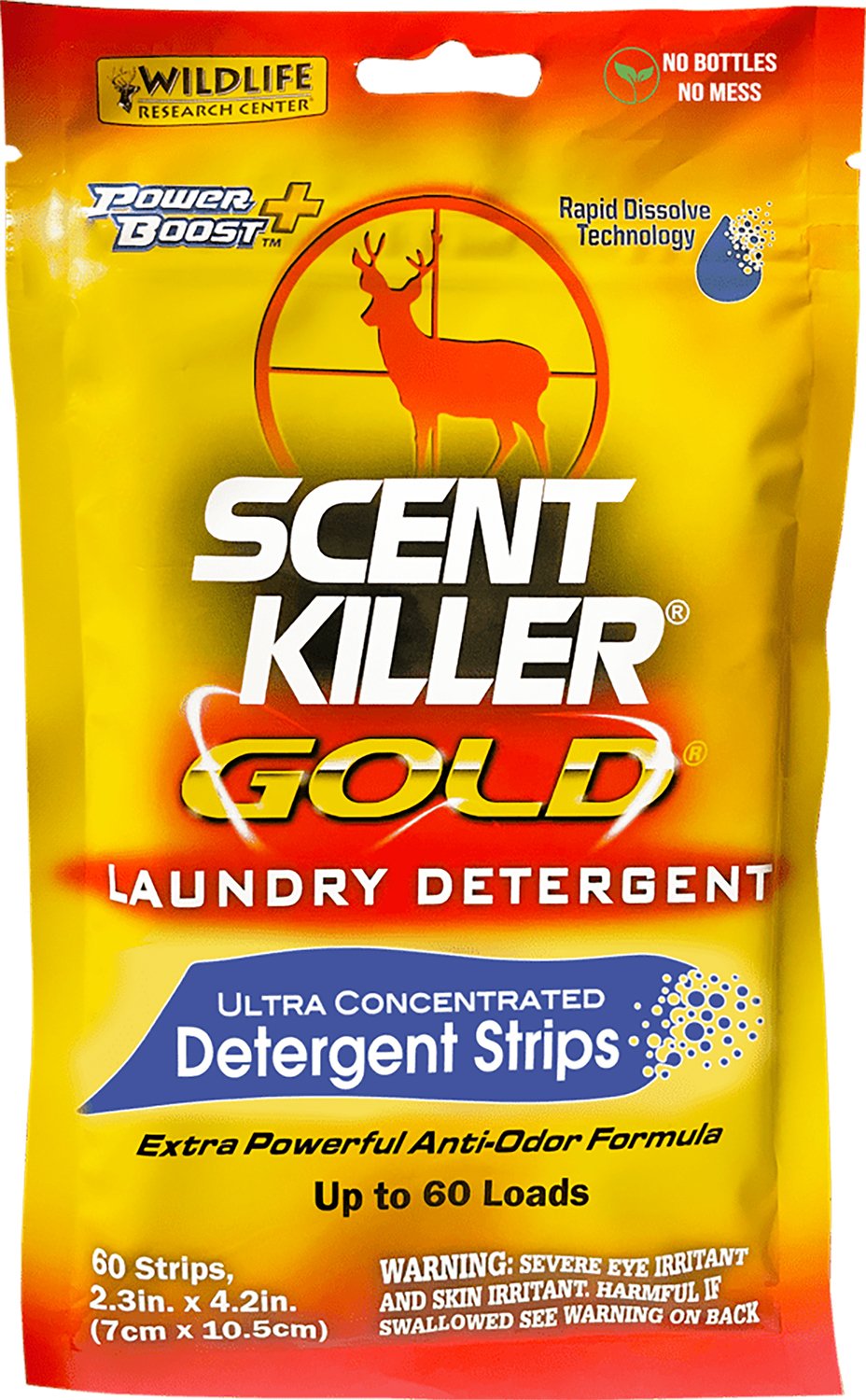 Wildlife Research 1285 Scent Killer Gold Laundry Detergent Strips 60 Pack - Wildlife Research Center