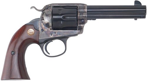 Cimarron CA602 SAA Bisley .38/.357 Revolver 4.75" Blued Walnut Grip
