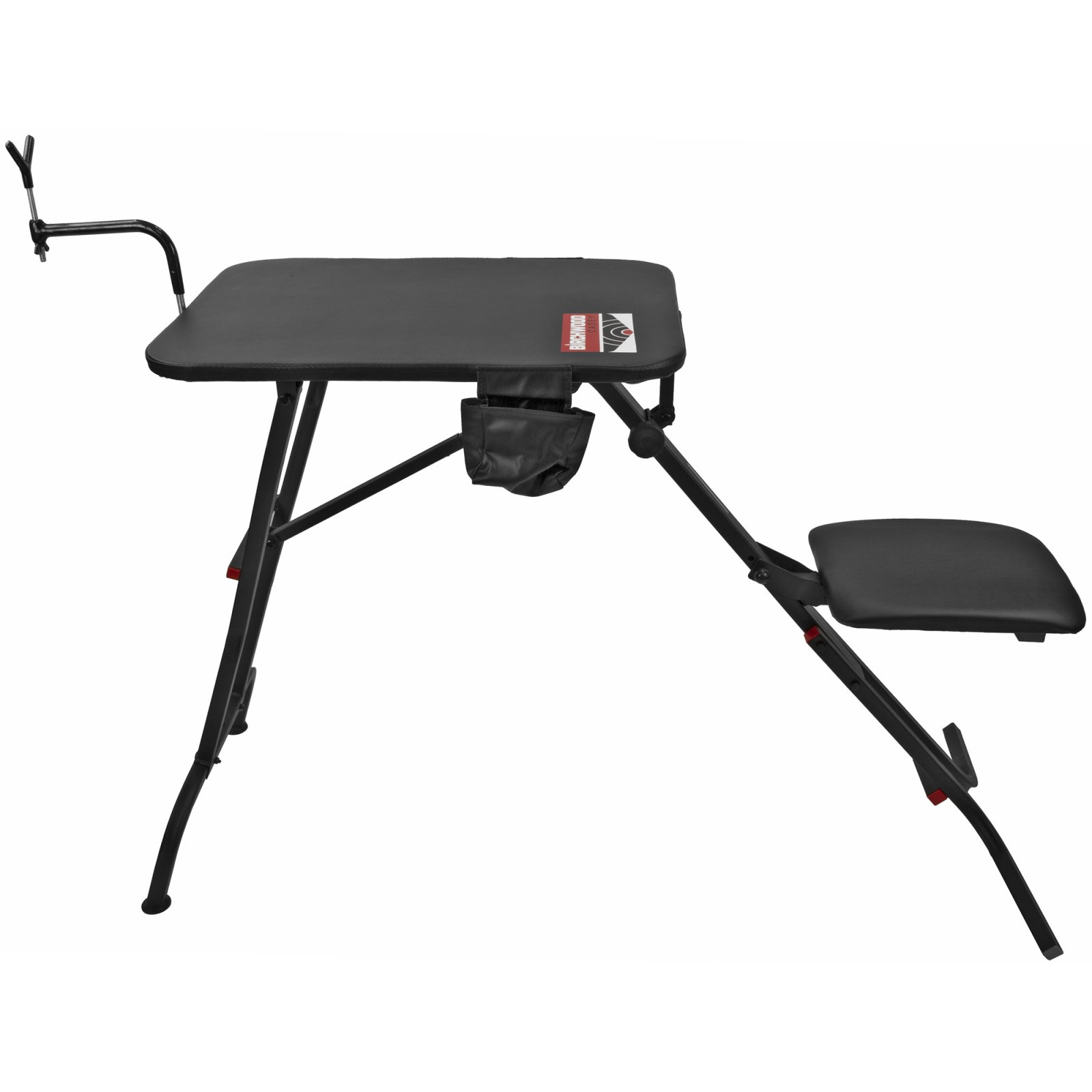 Birchwood Casey MSB100 Ultra Steady Shooting Bench Black Steel Folding Seat