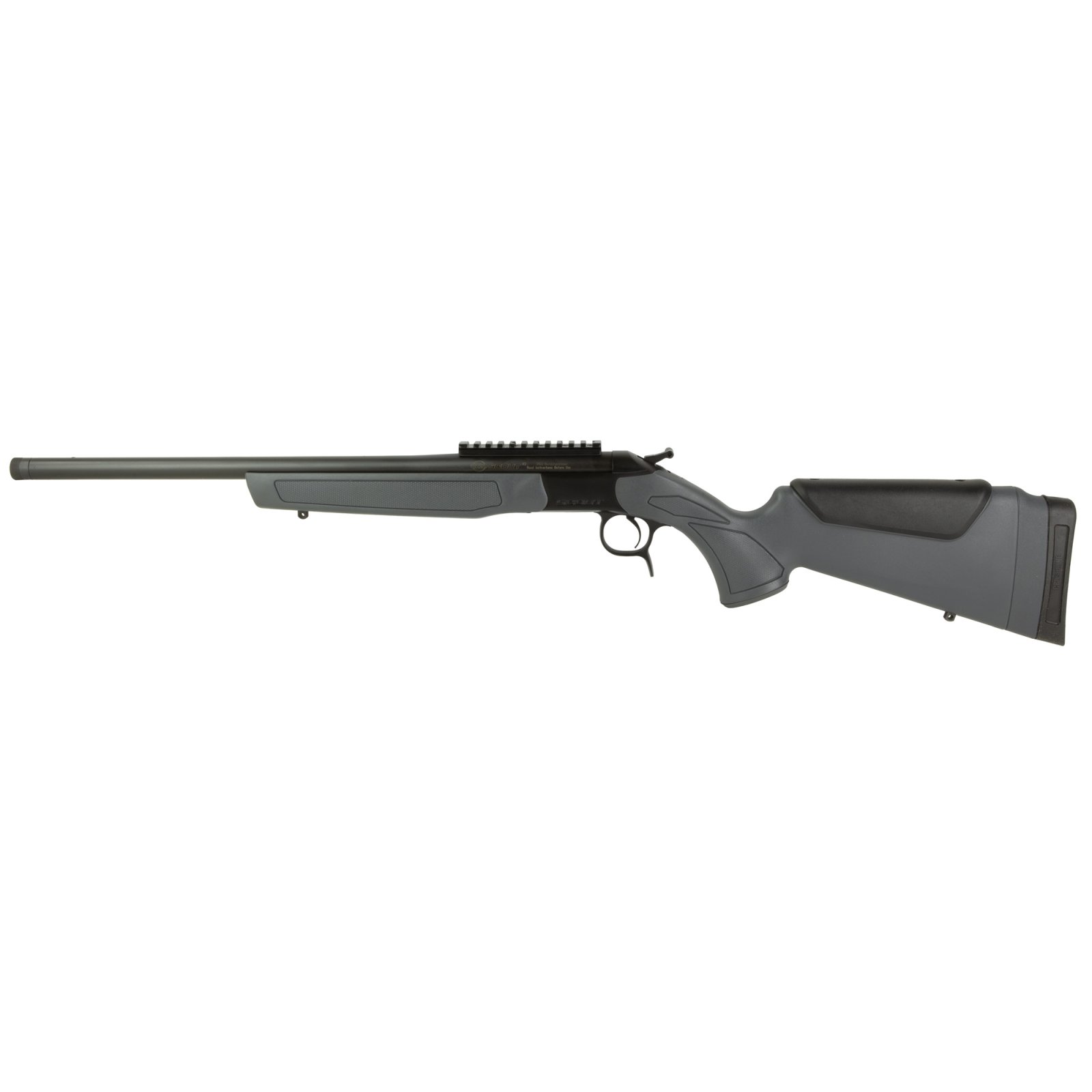 CVA CR4440 Scout TD 360 BH 20" Blued/Black with Brake & Rail - CVA - 360 Buckhammer