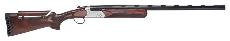 Stevens 23223 555 Trap 20 Gauge 30" 1rd 3" Silver Semi-Gloss Oiled Turkish Walnut Fixed Adjustable Comb Stock Ambidextrous Hand (Full Size) Shotgun - SAVAGE ARMS - 20GA/23/4" & 3" CHAMBER