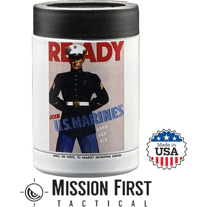 Buy Mission First Tactical USMC 12oz Can Cooler WWI Design online
