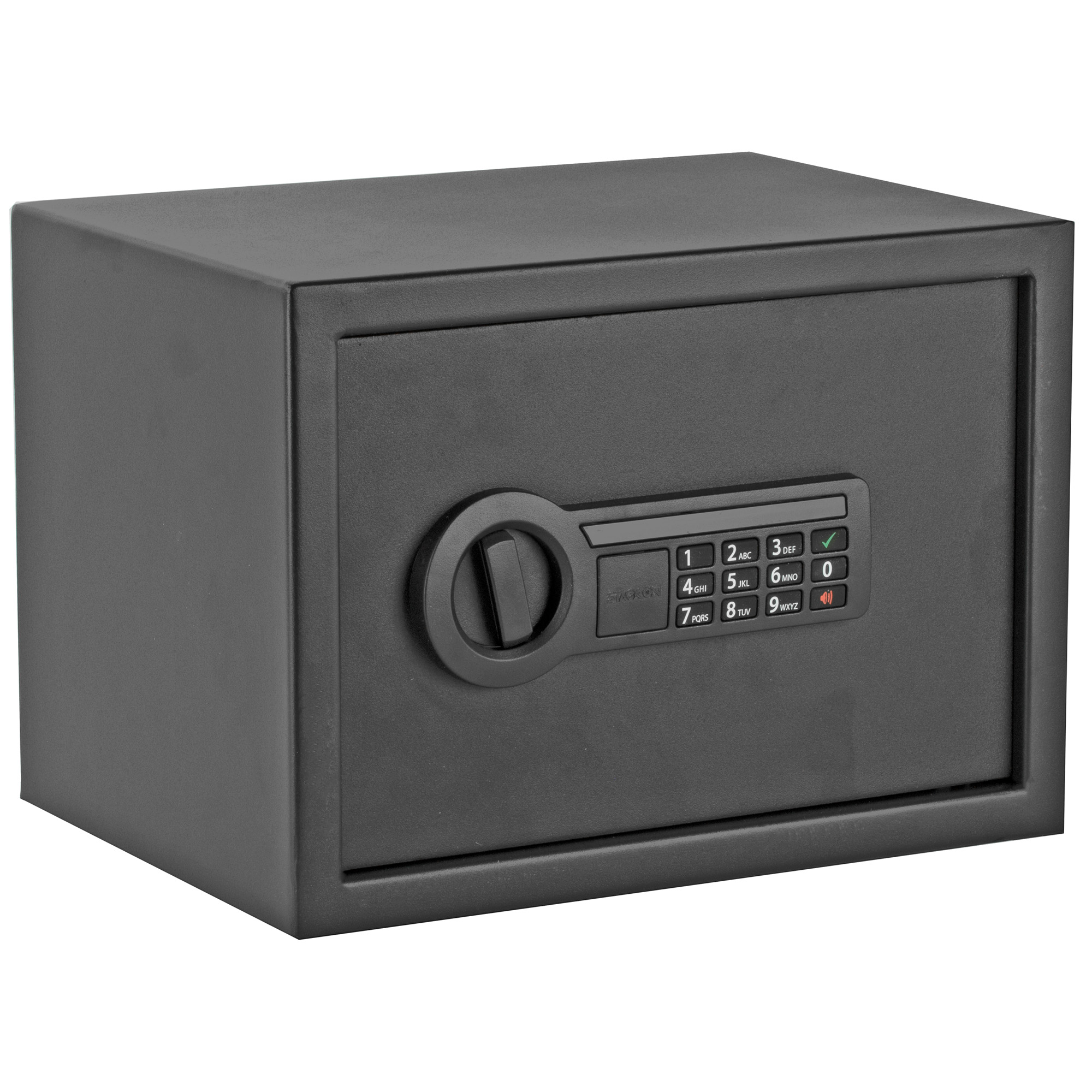 Stack-On PS-1814-E Personal Safe, Matte Black, Electronic Keypad, Steel - Stack-On