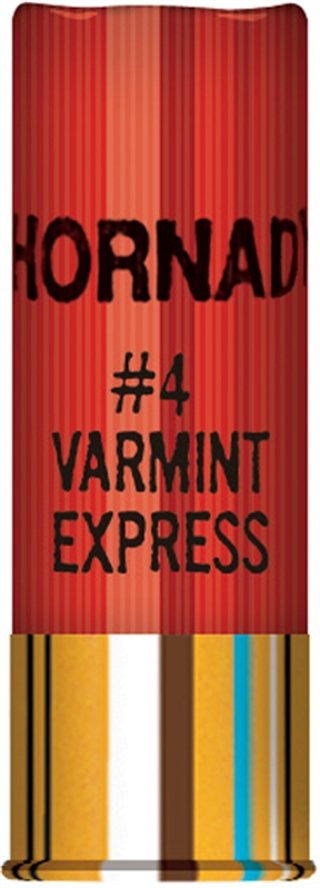 Hornady 86243 Varmint Express 12 Gauge 2.75" 4 Buck Shot 10 Per Box/ Case - Hornady Manufacturing Company - 12 Gauge