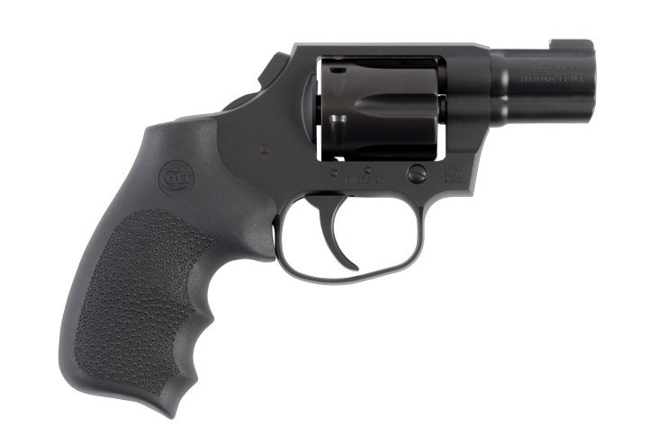 Colt Night Cobra Revolver 38 SPL 2 in. Black DLC w/Hogue Grip 6 rd. - Colt - DAO