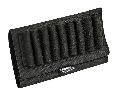 Blackhawk 74SH00BK Rifle Buttstock Shell Holder 9rd Black Nylon - Blackhawk - BLACK