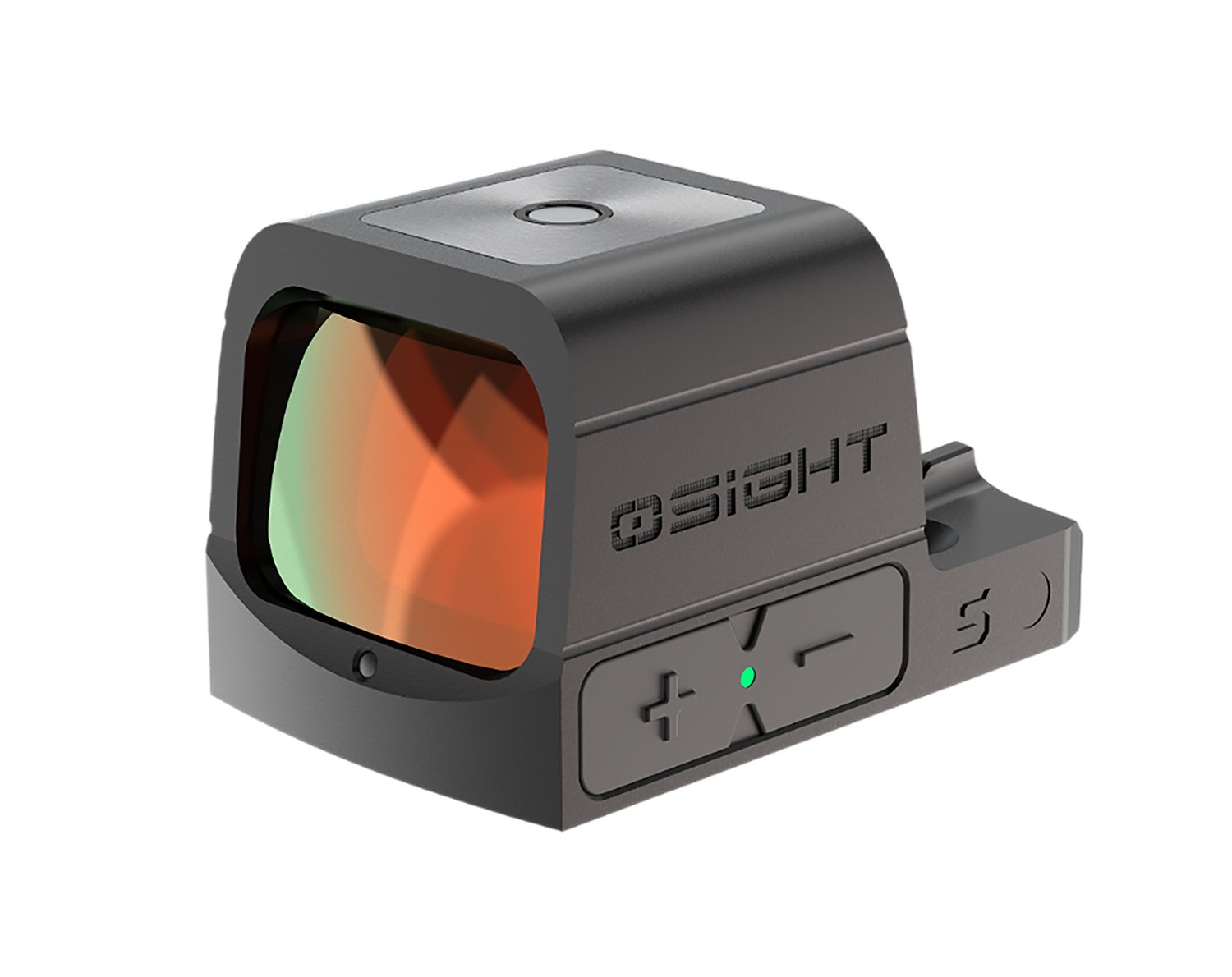 OSIGHTS Osight S Black 1x Red Dot Sight 2 MOA/32 MOA Circle Reticle