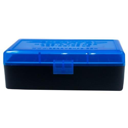 Berry's Ammo Box #407 - .44 cal 50/rd Blue/Black - Berry's Mfg - .44