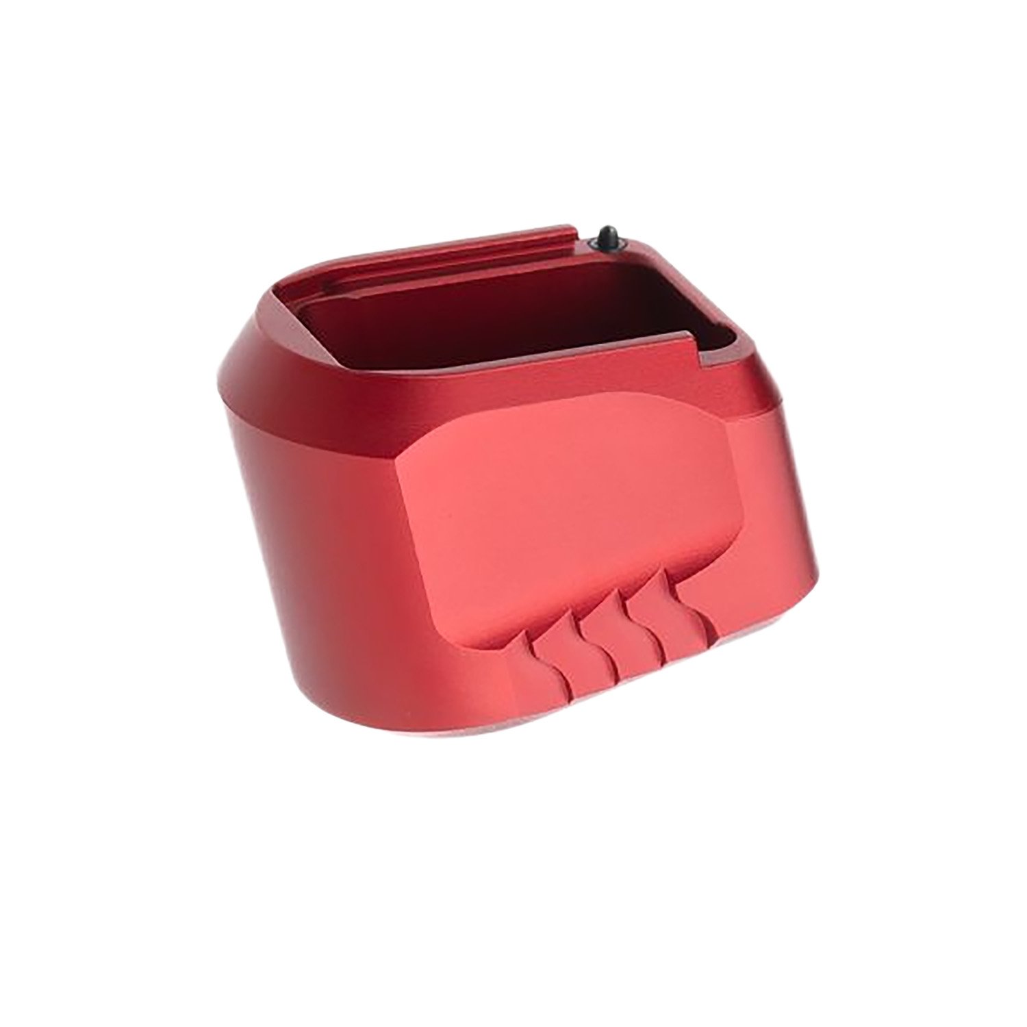 Buy Tyrant CNC TDMPMAGEXFSRED Magazine Extension Fits S&W M&P 9/40 5rd Compatible w/ Full-Size M&P 1.0/2.0 frames Red Aluminum online