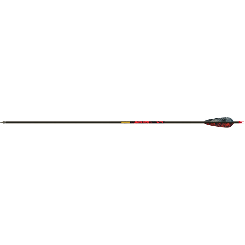 Gold Tip HUN500F6 Hunter Arrows 500 4" Feathers 6 Pack