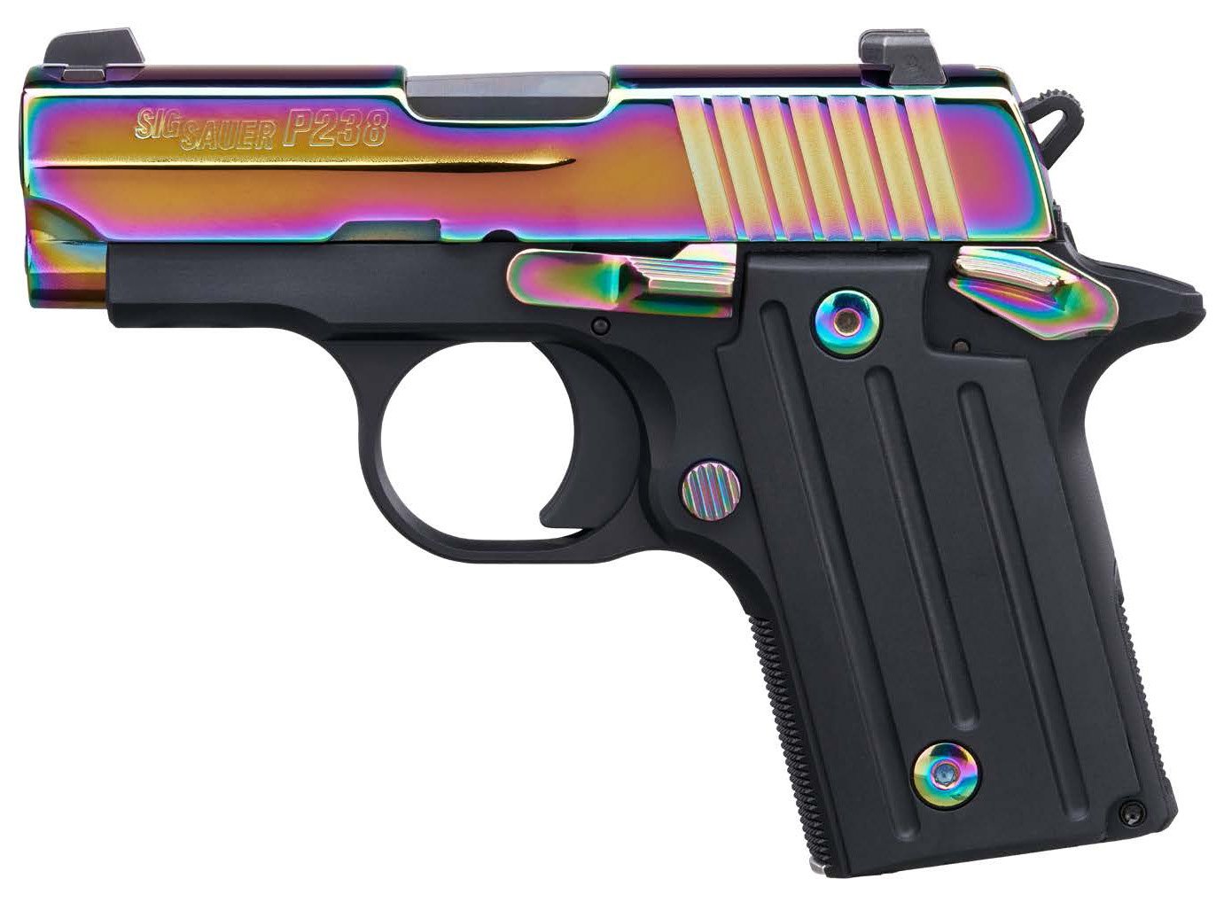 Sig SAUER P238 Micro-Compact 380 ACP 2.7in Siglite Sights 6rd SAO Pistol - Sig Sauer - 380 ACP