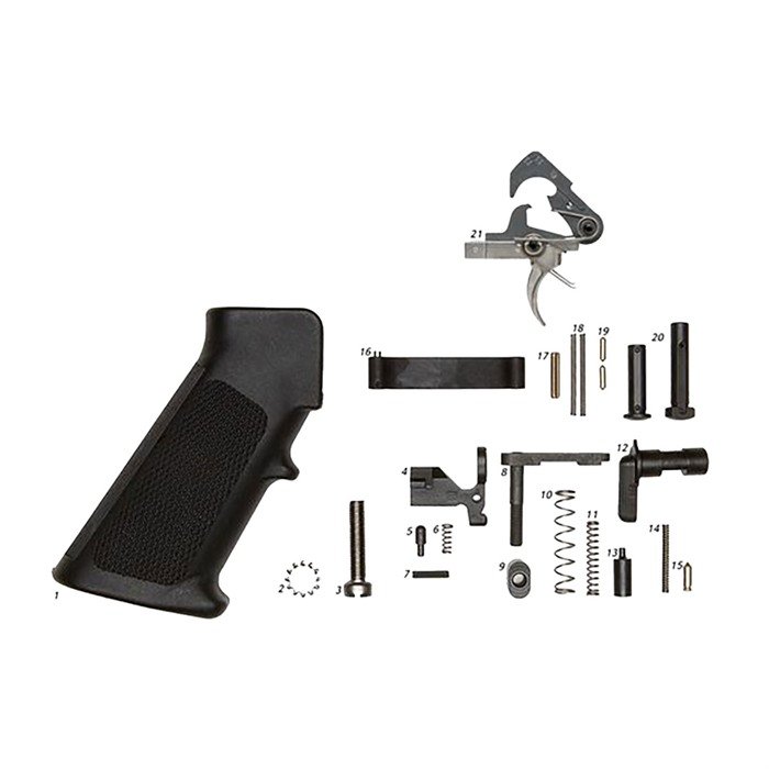 ALG Defense 16-004 AR-15 Lower Parts Kit with ACT Trigger & Grip