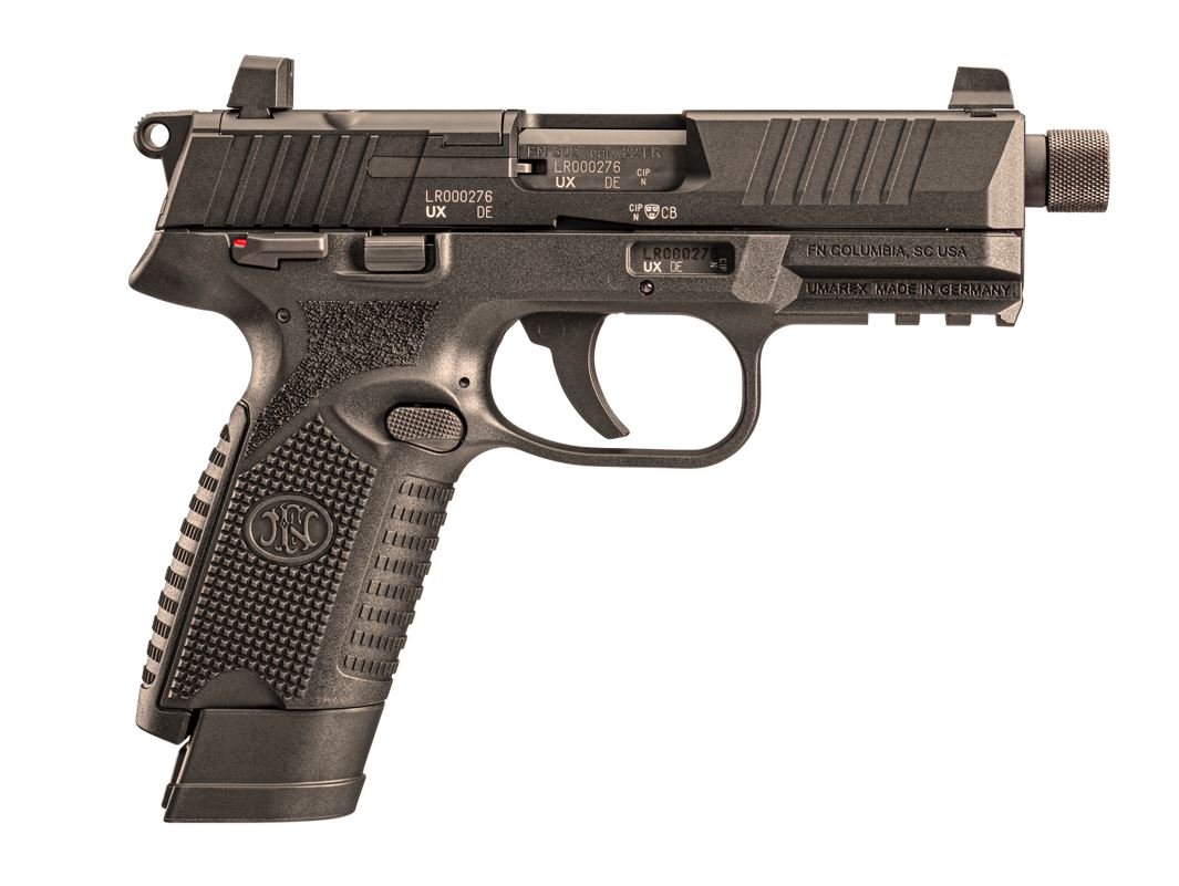 FNH 502 Tactical 22LR Rimfire Pistol - FN America - 22 LR