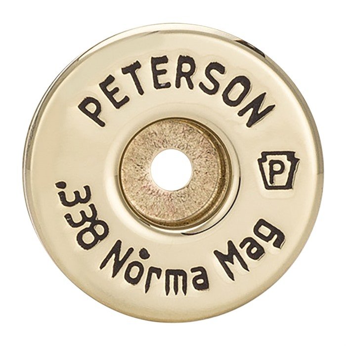 Peterson 40062-I Brass 338 Norma Magnum 250 Box - Peterson Cartridge Company - 338 Norma Magnum