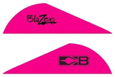 Bohning Blazer Vanes Hot Pink 100 pk. (Model: 10832HP2) - Bohning