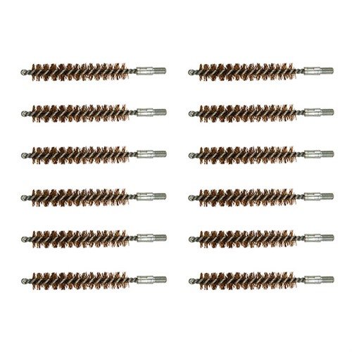 Buy Brownells Double-Tuff Bronze Rifle Brush 375 Caliber 12 Pack online
