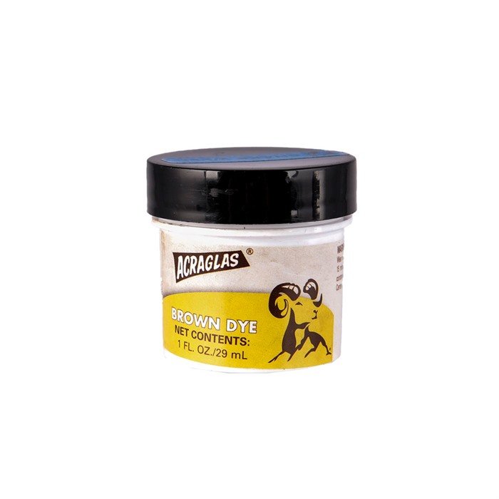 Brownells 60901-01 Acraglas Dye Brown 1oz - Brownells