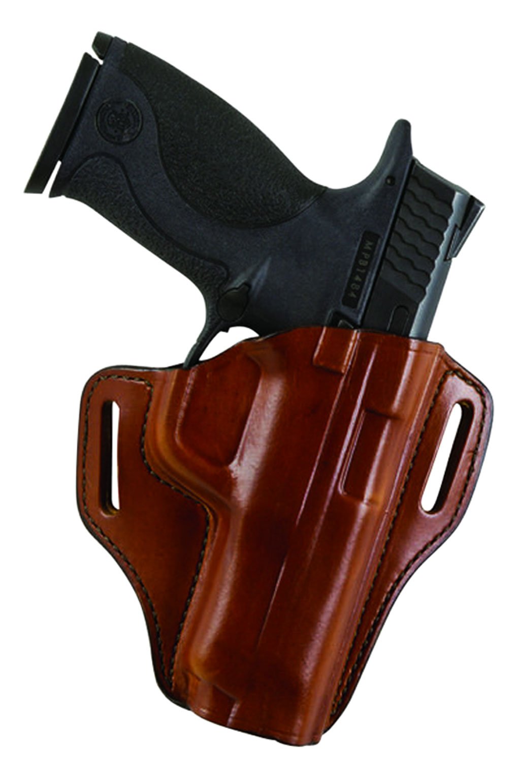 Bianchi 57 Remedy Holster Tan Leather Right Hand Colt 1911 Officer - Bianchi - TAN