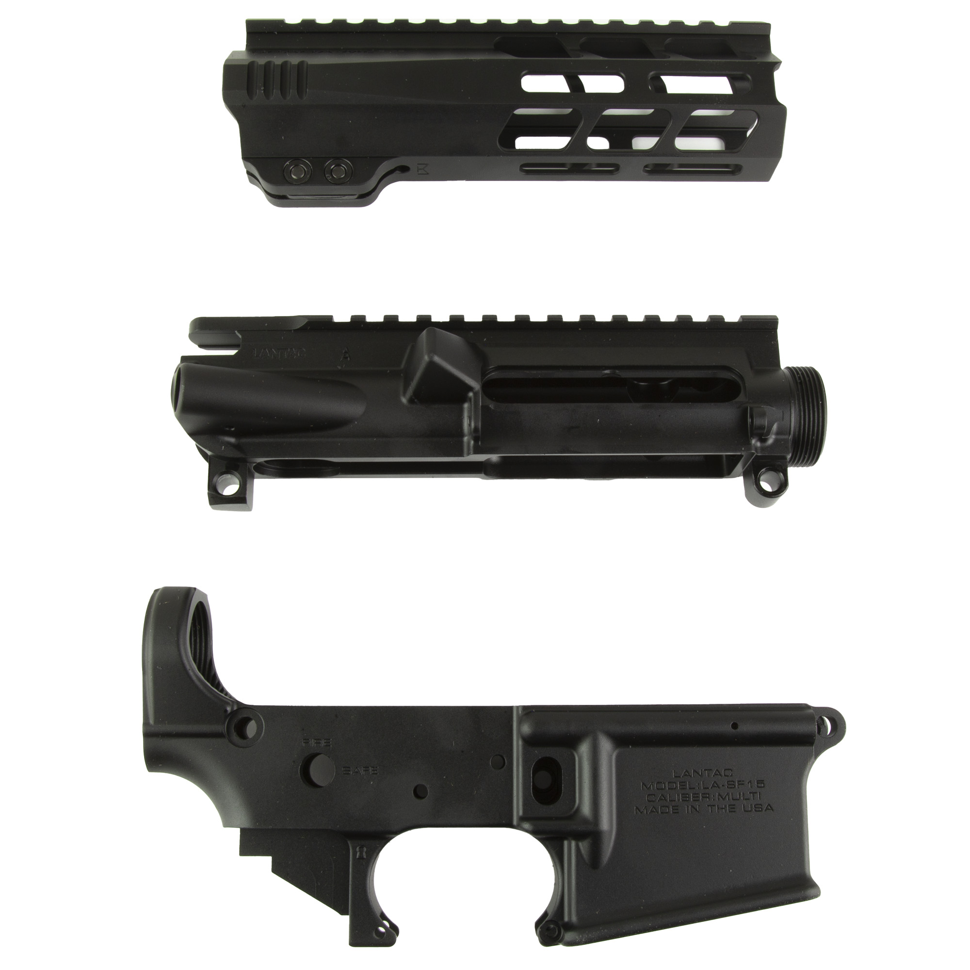 LanTac USA LLC SF AR-15 Builder Set 6.75 in Anodized Black Finish