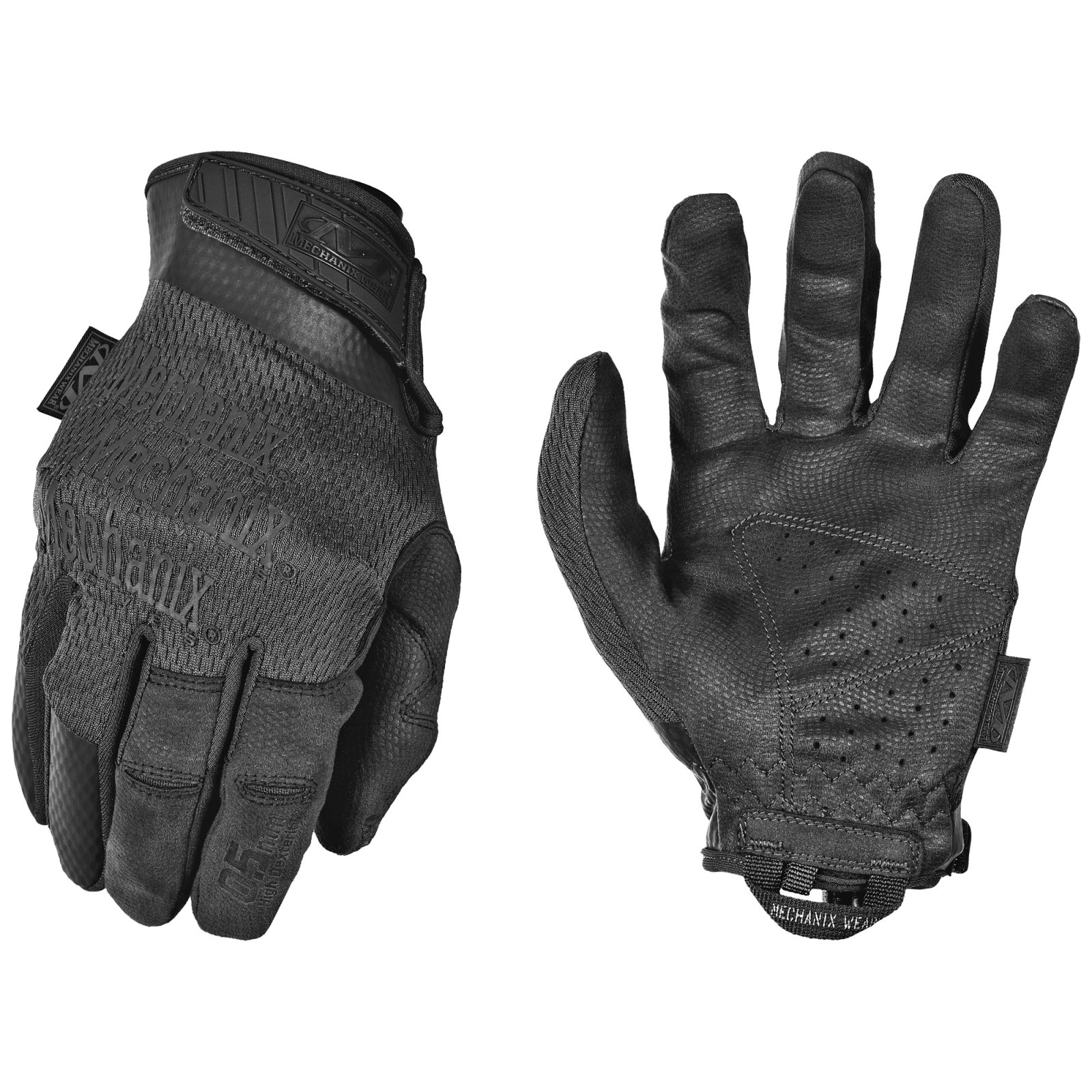 Mechanix Wear MSD-55-008 Specialty 0.5 Covert Gloves Black Small