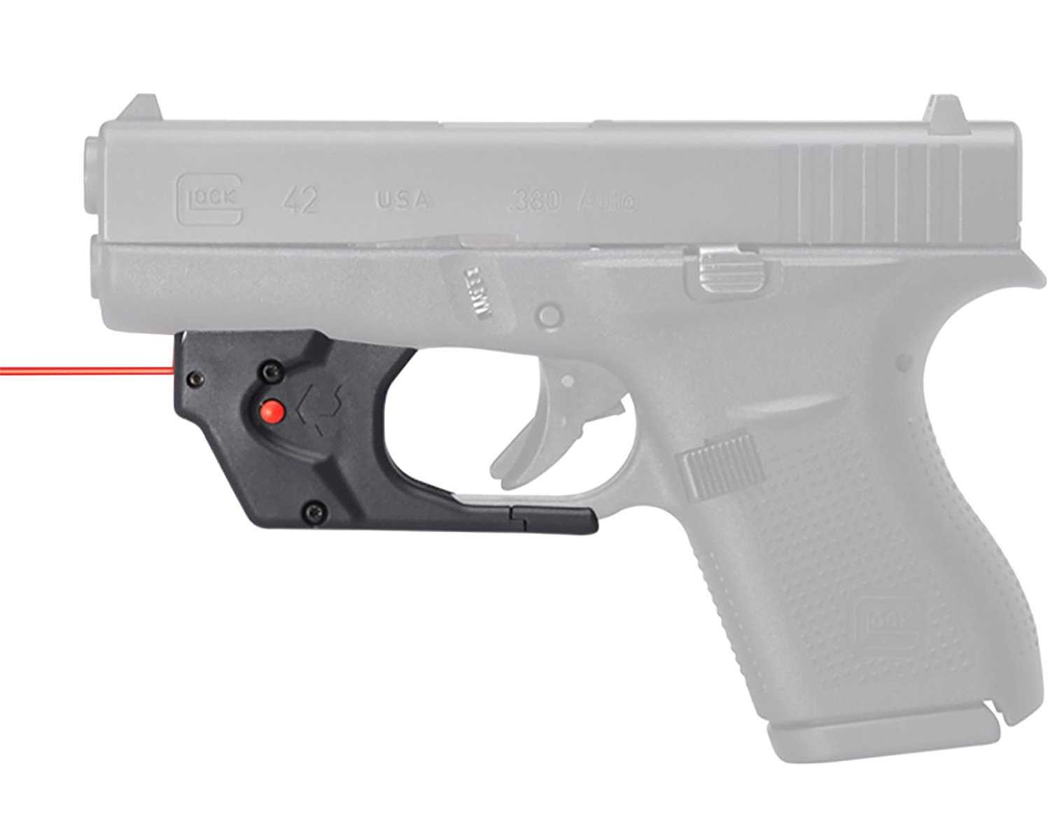 Viridian 9120014 Red Laser Sight Glock 42/43/43X/48 E-Series Black - Viridian Weapon Technologies