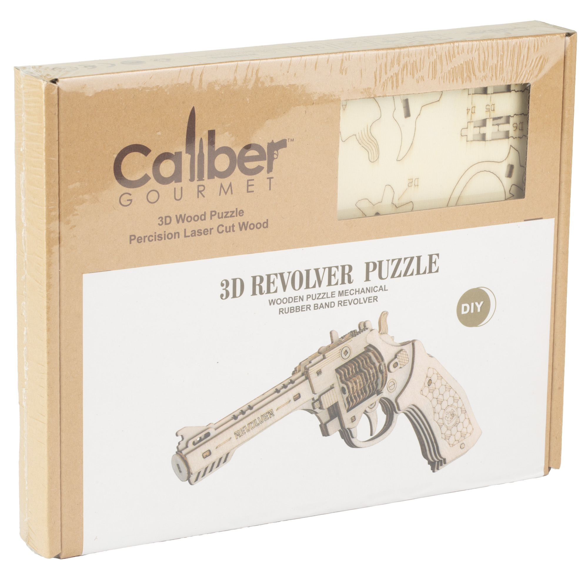 CBG Caliber Revolver Wood PUZ GUN CBG-PZ-4R