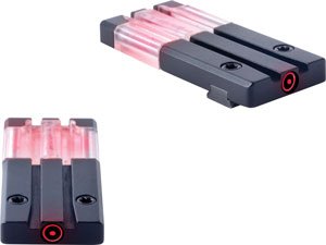 Meprolight ML63101R Fiber Tritium Red Circle Dot Rear Sight for Glock - Meprolight