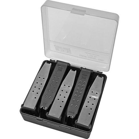 MTM COMPACT HANDGUN MAG CASE STORES UP TO 5 DBL STCK MAGS - MTM Case-Gard
