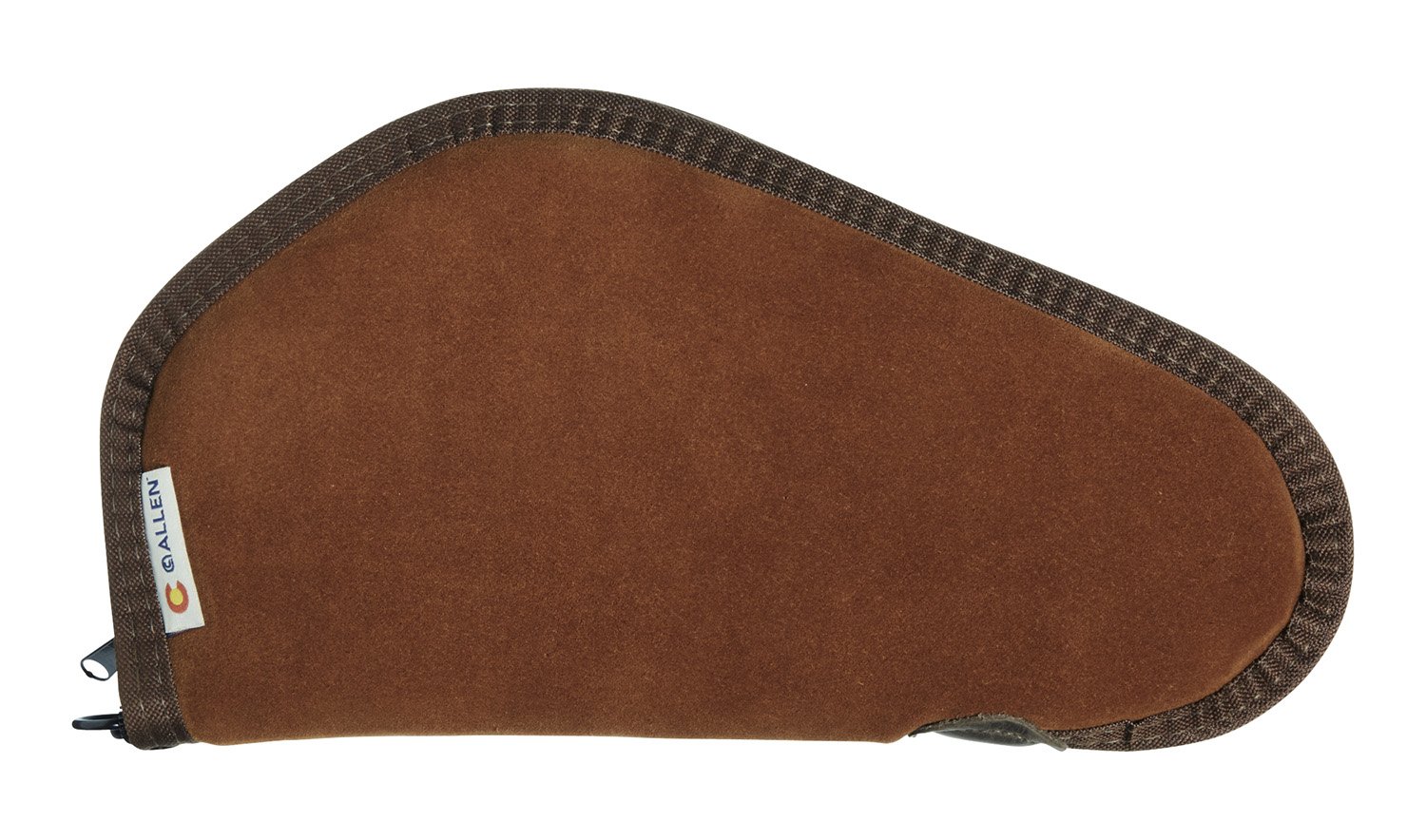 Allen Heritage 11" Suede Leather Pistol Case - Brown - Allen Company - BROWN